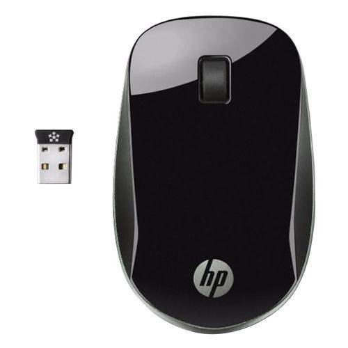 Mouse Sem Fio Óptico 1200dpi USB 2.4 GHz Z4000 Preto HP