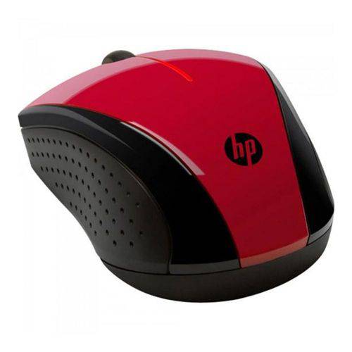 Mouse Sem Fio USB 1600dpi X3000 Vermelho/Preto HP