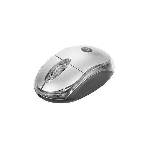 Mouse USB Bright Espanha Prata 0107