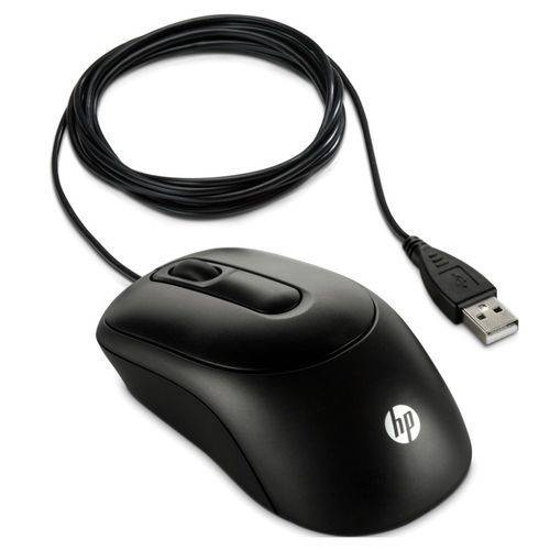 Mouse - USB - HP - Preto - X900