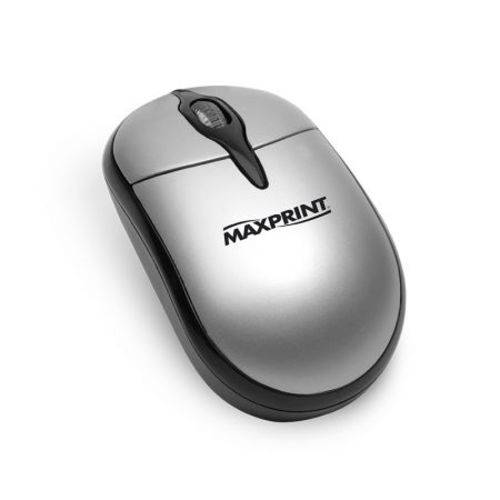 Mouse USB Óptico 60528-0 Prata/preto - Maxprint