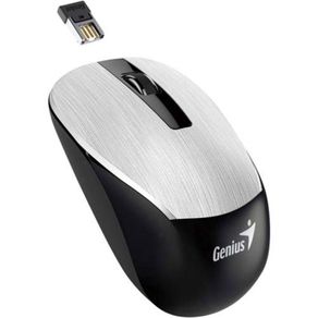 Mouse USB S/ Fio Genius NX-7015 BlueEye Prata 2,4GHZ 1600DPI 31030119128