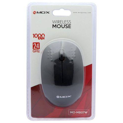 Mouse Wireless Mox Mo-m807w - Preto
