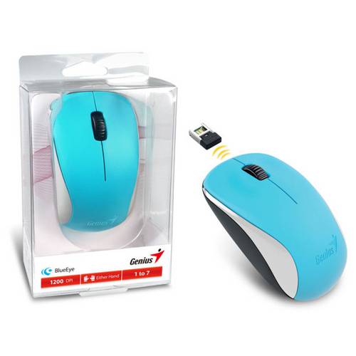 Mouse Wireless Nx-7000 Blueeye Azul 2,4 Ghz 1200 Dpi - 31030109119