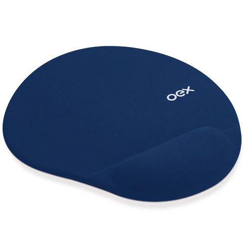Mousepad Oex Gel Confort Mp200 Azul - Apoio para Pulso