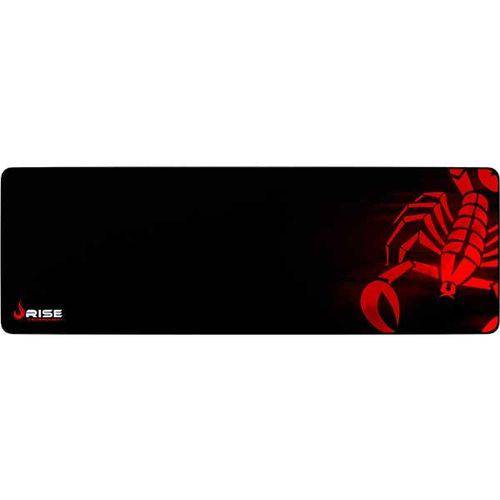 Mousepad Rise Scorpion Red Extendido Costurado, RG-MP-06-SR