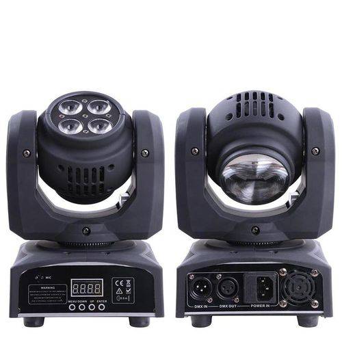 2 Moving Led Double Face 2in1 Beam 12w + Wash 48w Dmx Strobo