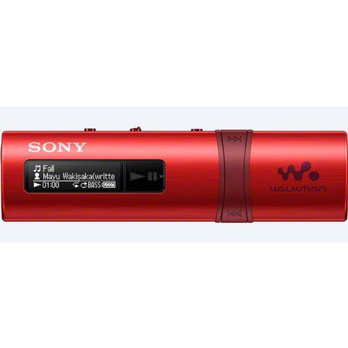 Mp3 Player Sony 4gb Walkman Radio Fm Nwz-b183f Tela LCD - VERMELHO