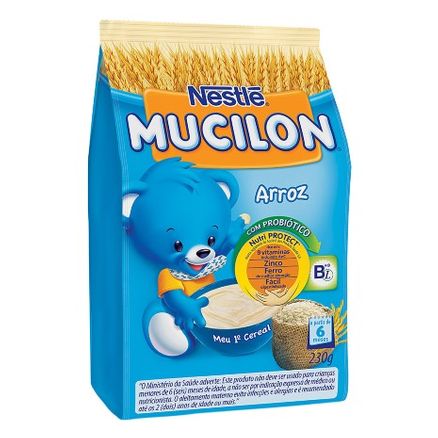 Mucilon Arroz Cereal Infantil Sachê 230g
