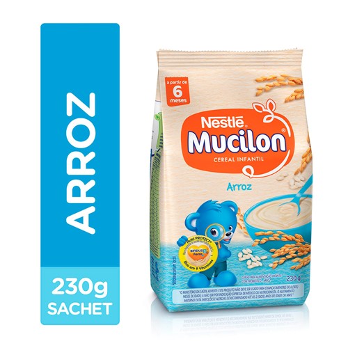 Mucilon Arroz Cereal Infantil Sachê com 230g
