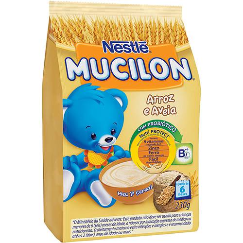 Mucilon Arroz e Aveia 230g - Nestlé