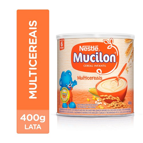 Mucilon Multicereais Cereal Infantil Lata com 400g