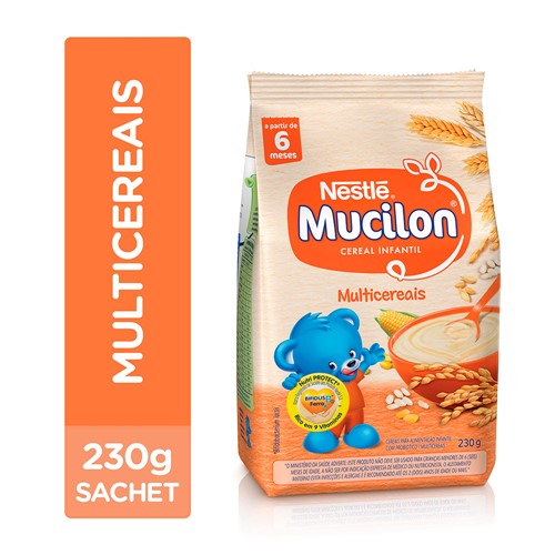 Mucilon Multicereais Cereal Infantil Sachê 230g