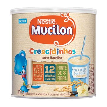 Mucilon Nestlé Crescidinhos Baunilha 250g