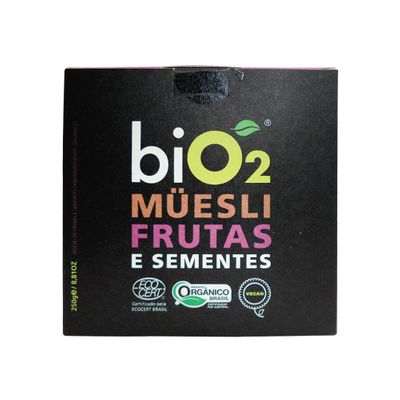 Muesli Frutas e Sementes 250g - BiO2
