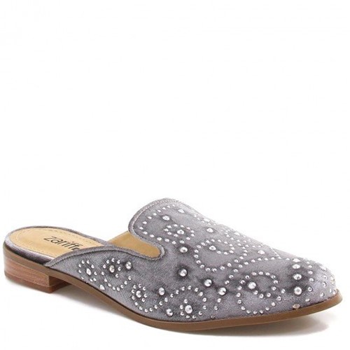 Mule Flat Zariff Shoes Loafer Strass 46018 | Betisa
