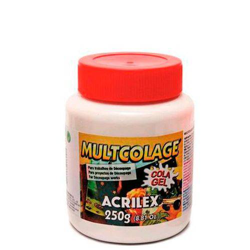 MultColage Cola Gel Acrilex Decoupage 250g