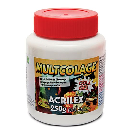 Multcolage Cola Gel para Decoupage Acrilex 250g
