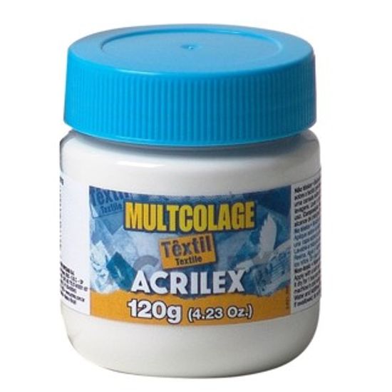 Multcolage Cola Gel para Decoupage para Tecido Acrilex 120g