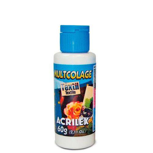 MultColage Cola Têxtil Acrilex para Decoupage 60g