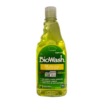 Multi Uso Limpeza Geral 650ml Capim Limão Refil - Biowash