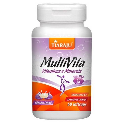 Multi Vita Mulher (60softcaps) - Tiaraju