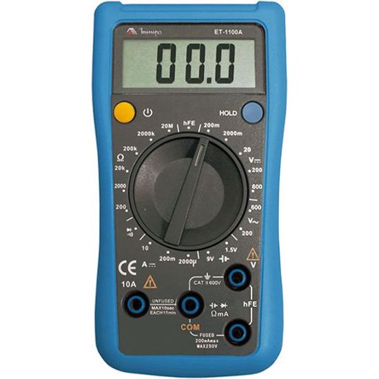 Multimetro Digital Portatil - Et-1100A - Minipa