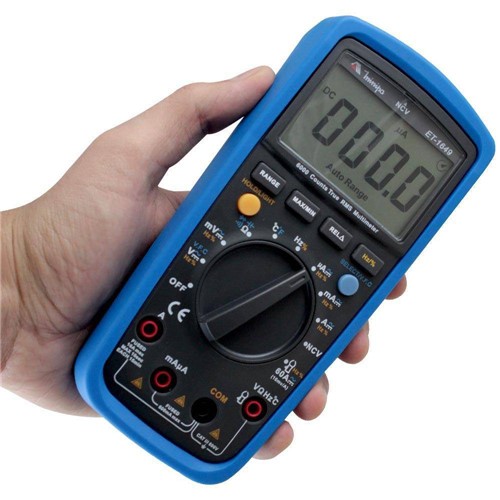 Multímetro Digital Temperatura True RMS CATIII ET-1649 Minipa