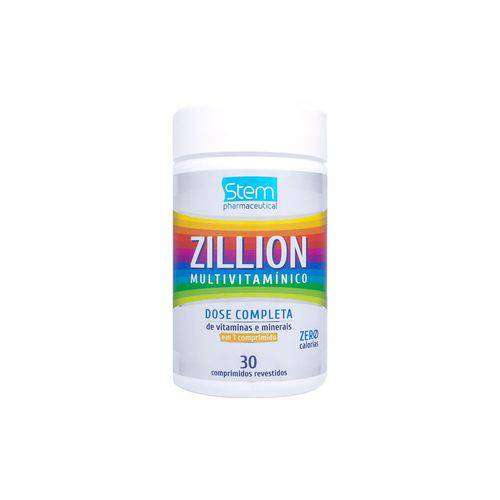 Multivitamínico - Zillion - 30 Comprimidos - Stem Pharmaceutical