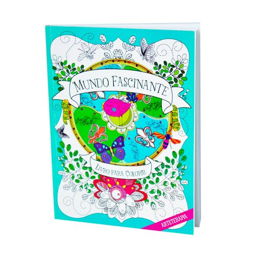 Mundo Fascinante - Livro para Colorir - Brochura - Ciranda Cultural Mundo Fascinante - Livro para Colorir Arteterapia