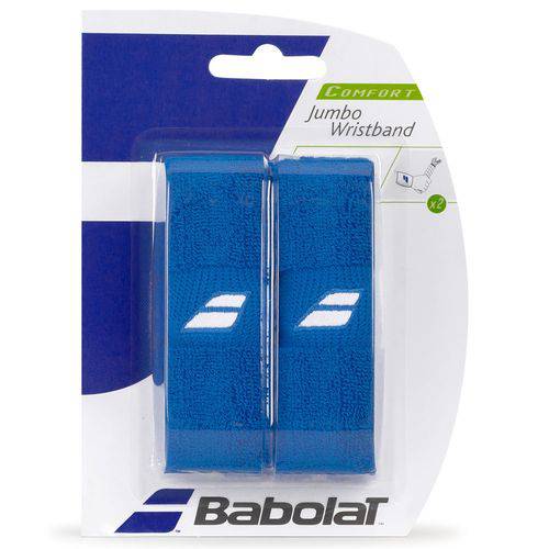 Munhequeira Babolat Azul Claro com 2 Unidades - Jumbo