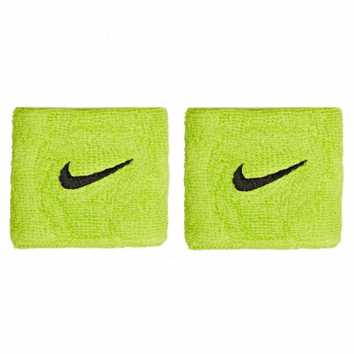Munhequeira Swoosh Verde Curta com 02 Unidades - Nike NIM016