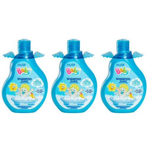 Muriel Baby Azul Shampoo 150ml (kit C/03)