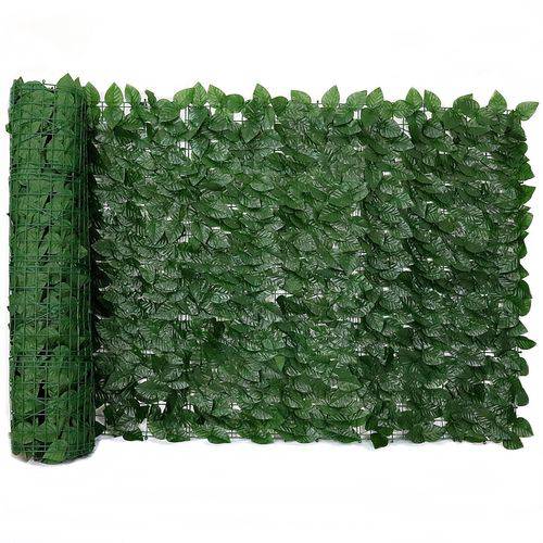 Muro Inglês com Folha de Ficus Artificial-Tamanho 2mts X 1mt