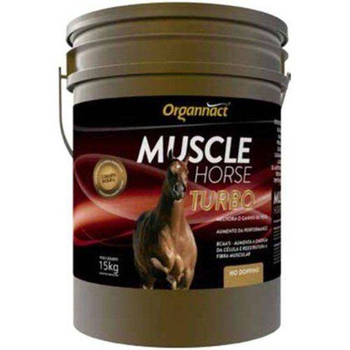 Muscle Horse Turbo 15 Kg Organnact 15kg Cavalo Suplemento