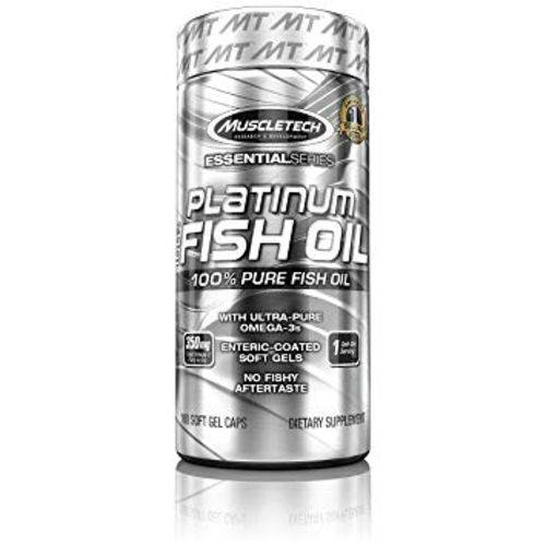 Muscletech Óleo de Peixe - Essential Series 100% Platinum Fish Oil 100 Cápsulas