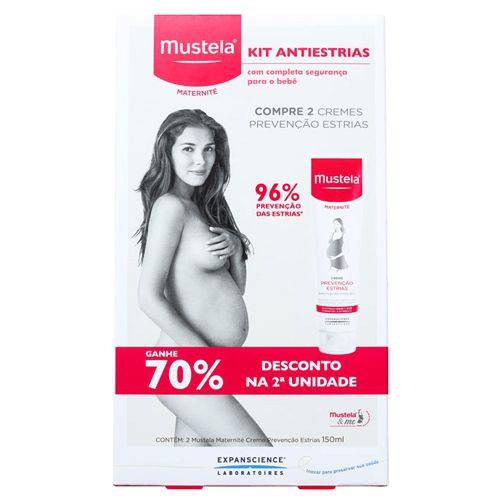 Mustela Maternité Creme Prev Estrias 2x150ml - 70% Off na 2°