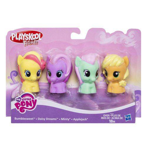 My Little Pony Kit C/ 4 Figuras Playskool Hasbro