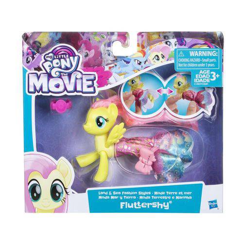 My Little Pony Moda Terrestre e Marinha Fluttershy - Hasbro