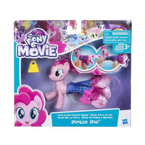 My Little Pony Moda Terrestre e Marinha Pinkie Pie - Hasbro