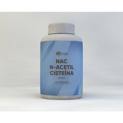 Nac N-Acetil Cisteína 500MG – 120 Capsulas Alquimia da Saúd
