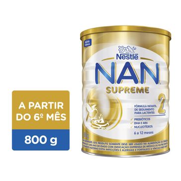 NAN Nestle Supreme 2 Fórmula Infantil Lata 800g