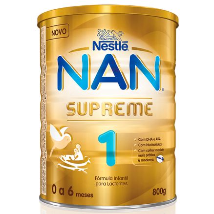 Nan Supreme 1 0 a 6 Meses Fórmula Infantil 800g