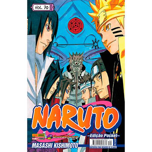 Naruto Pocket Ed.70 - 1ª Ed.