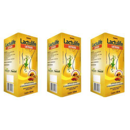 Naturelife Lactulife Solução Salada Frutas 120ml (kit C/03)
