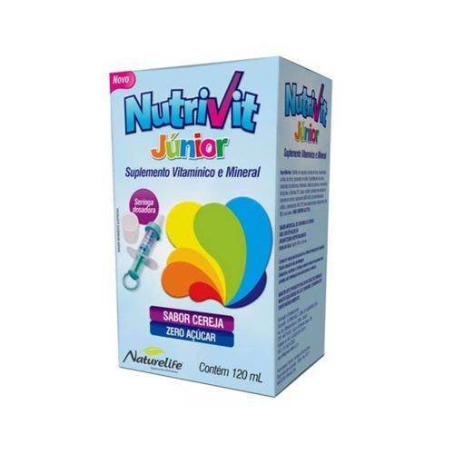 Naturelife Nutrivit Junior Cereja Solução 120ml