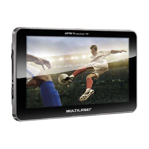 Navegador Gps Multilaser GP038 Tracker Iii Gps com Tv Digital e Rádio Fm com Tela em LCD Touch 7.0