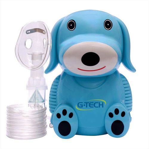 Nebulizador e Inalador Infantil Colorido Cachorrinho Nebdog G-tech