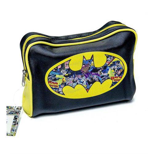 Necessaire / Bolsa de Viagem Batman Logo Cores - Dc Comics