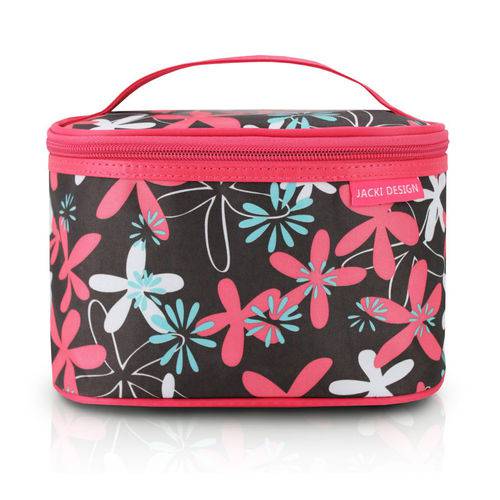 Necessaire Frasqueira Estampada Tamanho P Pink/floral Jacki Design
